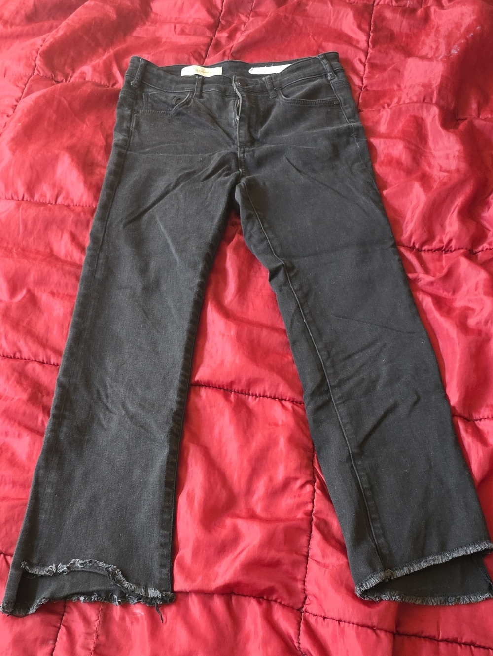 Anthropologie Pilcro And The Letterpress Superscript Black Jeans Sz 28